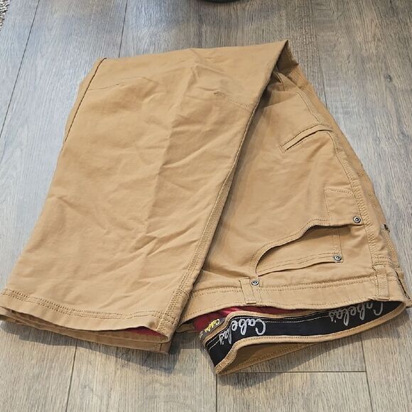 Men's Tan Pants - Picture 2 of 5